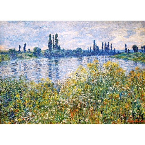 Flowers on the banks of seine near vetheuil