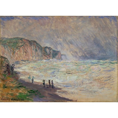 Heavy sea at pourville