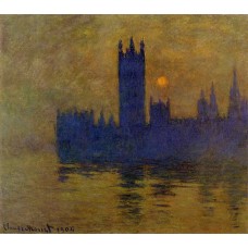 Houses of parliament sunset 4