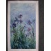 Lilac Irises - oil painting reproduction