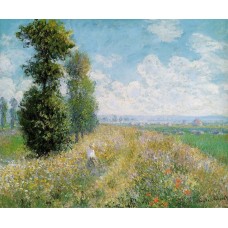 Meadow with Poplars