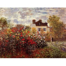 Monet s garden in argenteuil sun