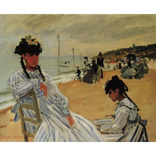 On the Beach at Trouville