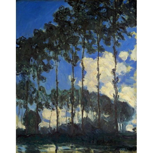 Poplars on the Banks of the River Epte 1