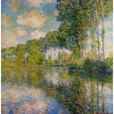 Poplars on the Banks of the River Epte 2