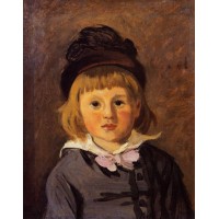 Portrait of Jean Monet Wearing a Hat with a Pompom