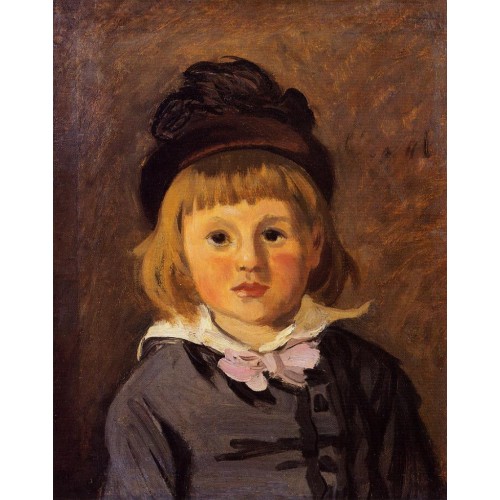 Portrait of Jean Monet Wearing a Hat with a Pompom
