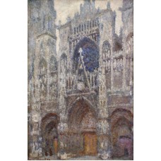 Rouen cathedral grey weather 2