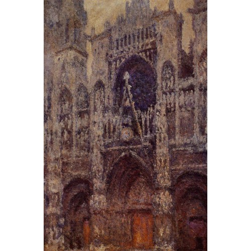 Rouen Cathedral Grey Weather