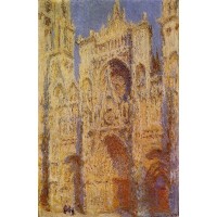 Rouen Cathedral Sunlight Effect 1
