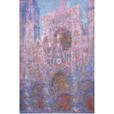 Rouen cathedral symphony in grey and rose