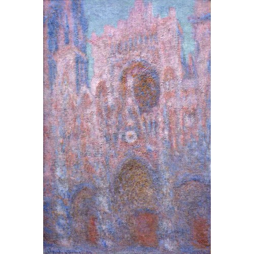 Rouen cathedral symphony in grey and rose