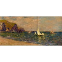 Sailboats at Sea Pourville