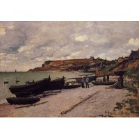 Sainte Adresse Fishing Boats on the Shore