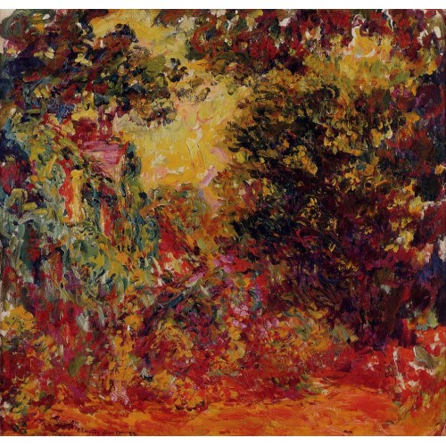 The artist s house from the rose garden