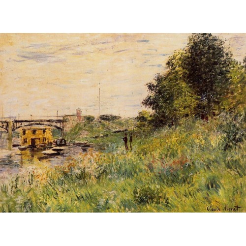 The Banks of the Seine at the Argenteuil Bridge