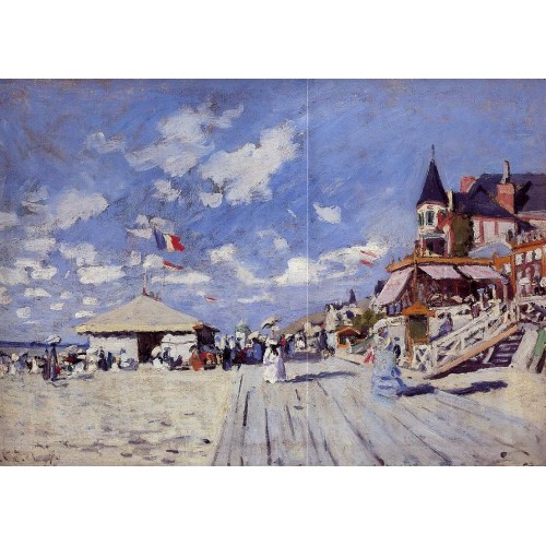 The Boardwalk on the Beach at Trouville