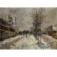 The Boulevard de Pontoise at Argenteuil Snow Effect