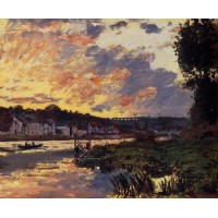 The Seine at Bougeval Evening