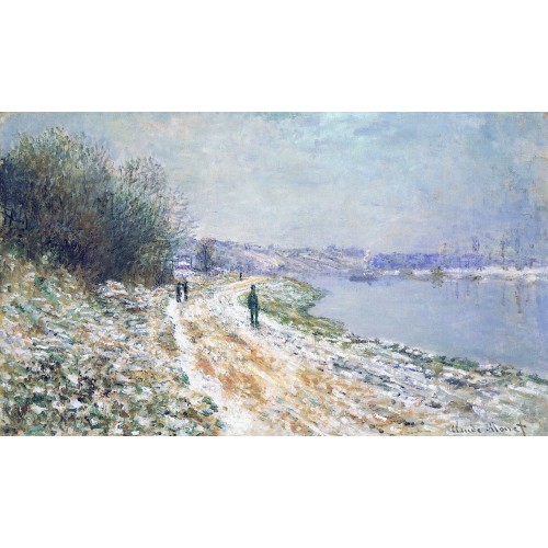 The tow path at argenteuil winter