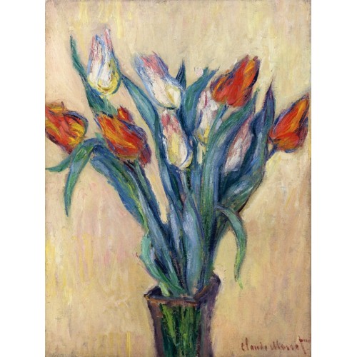 Vase of tulips