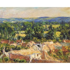 View on village of giverny