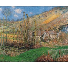 Winter landscape at the val de falaise