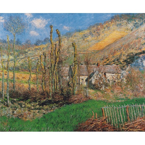 Winter landscape at the val de falaise