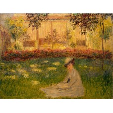 Woman in a garden