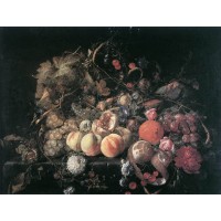 Still Life with Flowers and Fruit