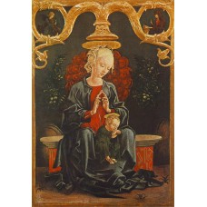 Madonna and Child in a Garden