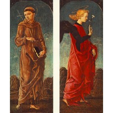 St Francis of Assisi and Announcing Angel