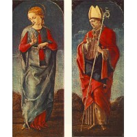 Virgin Announced and St Maurelio
