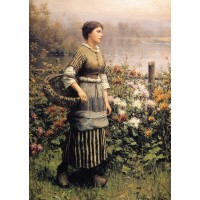 Maid Among the Flowers