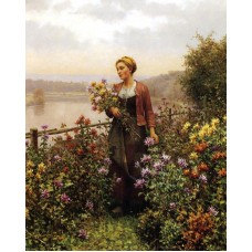 Woman in a Garden