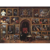 Archduke Leopold Wilhelm of Austria in his Gallery