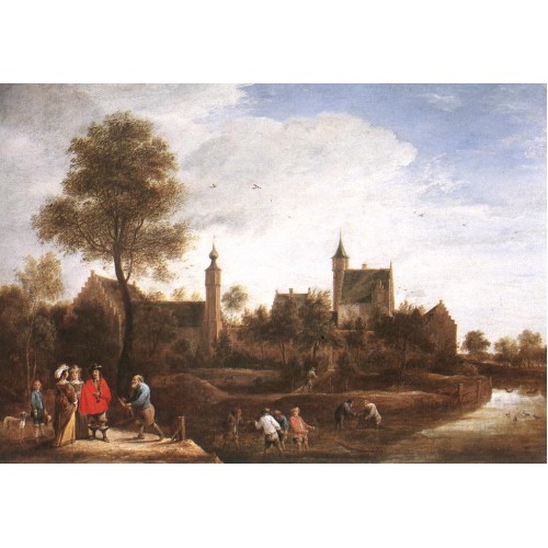 View of Het Sterckshof near Antwerp