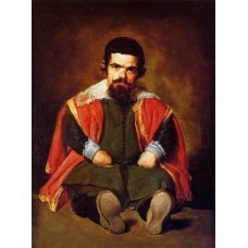 A Dwarf Sitting on the Floor (Sebastian de Morra)