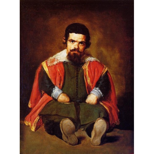 A Dwarf Sitting on the Floor (Sebastian de Morra)