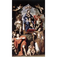Madonna and Child with St Petronius and St John the Baptist