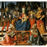 Madonna and Child Enthroned with Saints 2