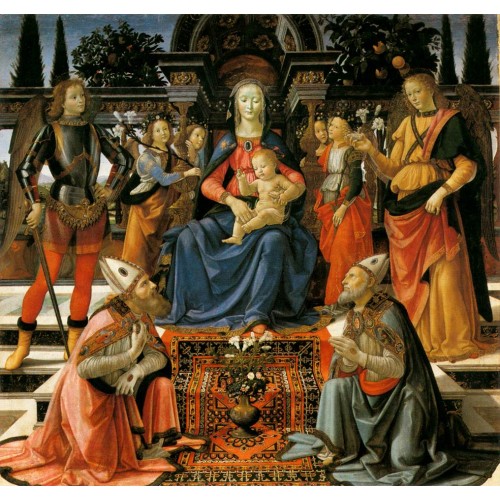 Madonna and Child Enthroned with Saints 2