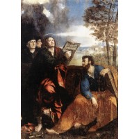 Sts John and Bartholomew with Donors