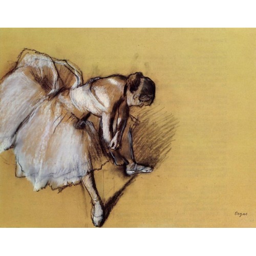 Dancer Adjusting Her Slipper