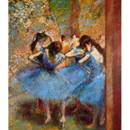 Dancers in Blue