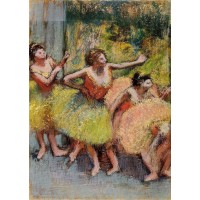 Dancers in Green and Yellow