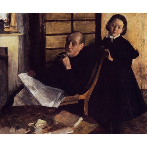 Henri De Gas and His Neice Lucie Degas