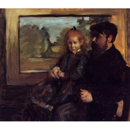 Henri Rouart and His Daughter Helene