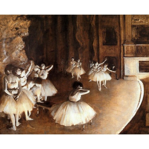 The Rehearsal of the Ballet on Stage 3