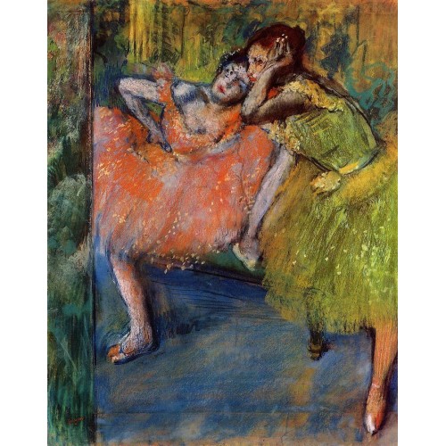 Two Dancers in the Studio